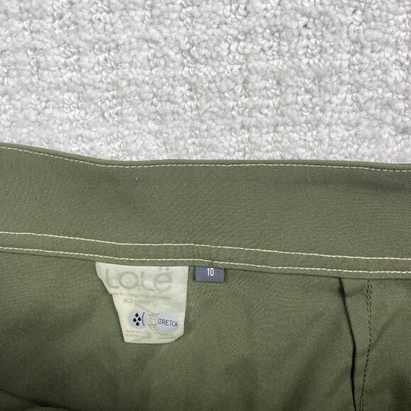 LOLE Sports Skirt Nylon Quick Dry / Water resistant Sz 10 Green Floral AOP - Picture 11 of 12